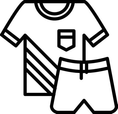 Sportswear Line Icon Vector Art At Vecteezy