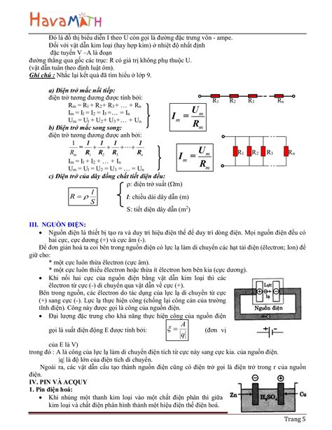 Tom Tat Li Thuyet Cong Thuc Vat Li T M T Trang Pdf L T