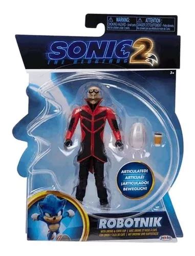 Boneco Articulado Robotnik Sonic O Filme Parcelamento Sem Juros