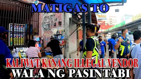 Kaliwat Kanang Illegal Vendors Walang Pasintabi Mmda Clearing