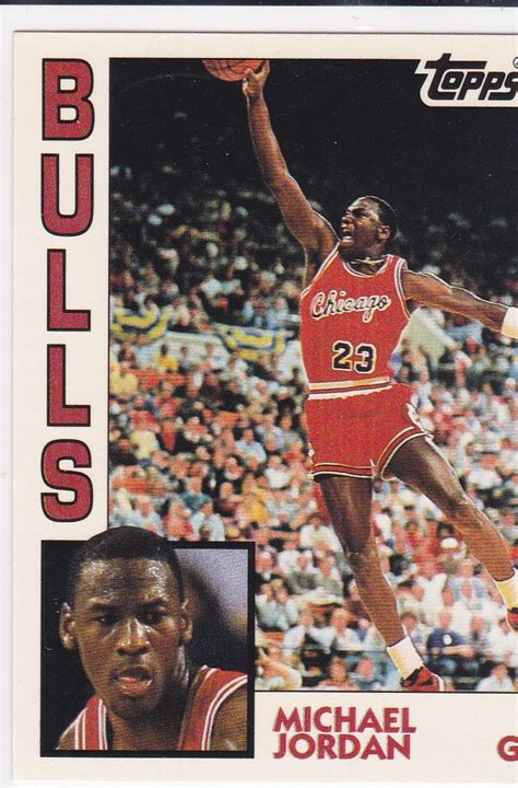 Michael JORDAN ROOKIE CARD Topps RC Bulls Basketball MINT RARE