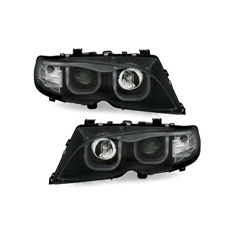 Feux Phare Avant Xenon D S Angel Eyes Led D Bmw Serie E Berline