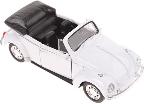 Welly Schaalmodel Volkswagen Kever Cabrio Wit Bol