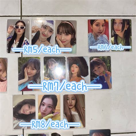 Clearance Wts Twice Fromis Itzy Stayc Aespa Nayeon Momo Mina Sana