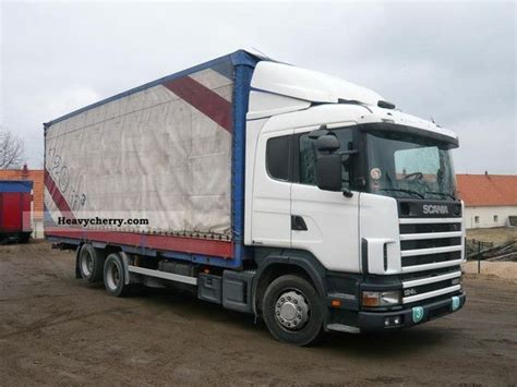 Scania R124 420 6x2 Automatic AC BDF 2001 Stake Body And Tarpaulin