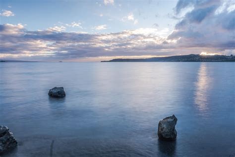 4896x3264 Lake Taupo New Zealand Sunset Through The Clounds Oc R