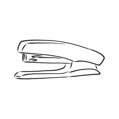 Stapler Vector Sketch 11094830 Vector Art At Vecteezy