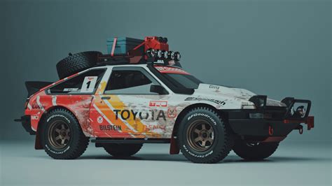 Classic Toyota Corolla Ae86 Given Safari Ironman Treatment Digitally