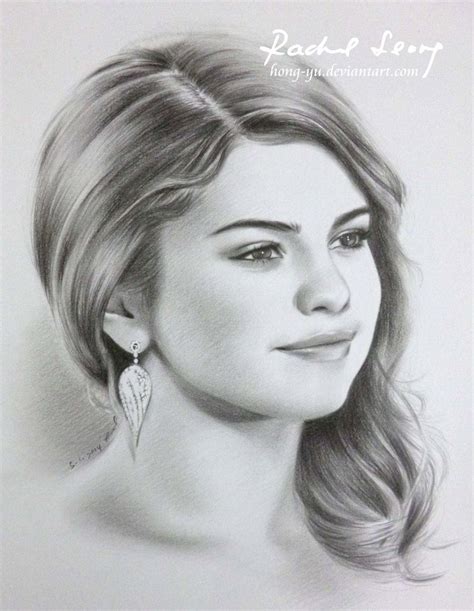 Selena Gomez 1 Selena Gomez Drawing Celebrity Drawings Selena Gomez