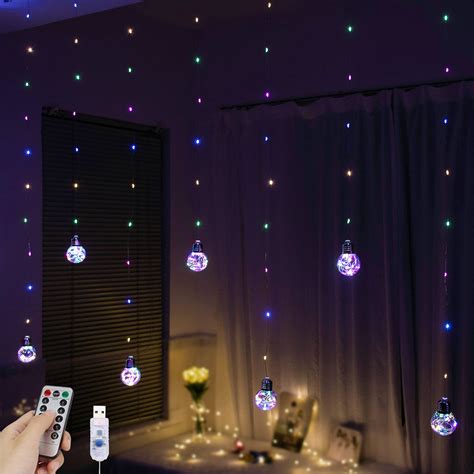 Yolight Wishing Ball Curtain Lights Led Window Curtain String