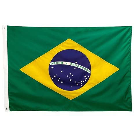 Compre J Seu Bandeira Do Brasil Oficial Dupla Face Panos X Cm