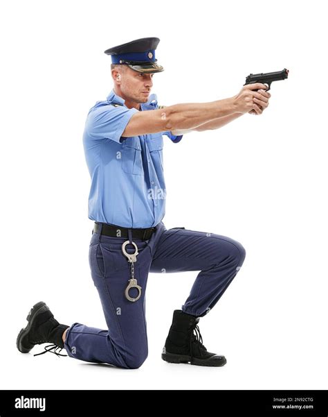 Police Officers With Gun