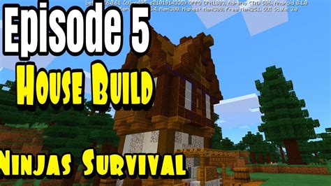 Ninjas Survivalhouse Build Youtube