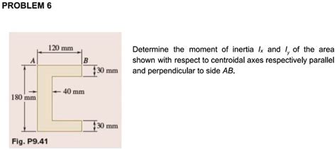 Solved Problem Mm Determine The Moment Of Inertia Ix And I Of