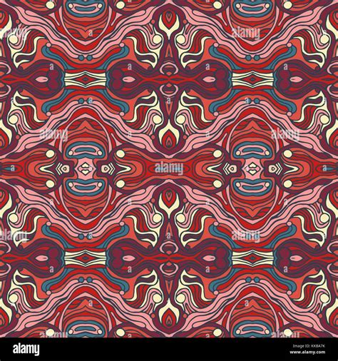 Colorful Doodle Abstract Seamless Pattern Can Be Used For Wallpaper