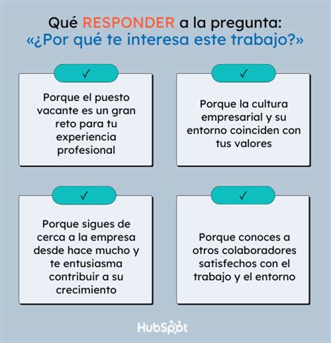 Respuesta a porqué quieres trabajar con nosotros