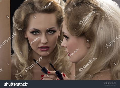 Closeup Shoot Charming Blonde Woman Posing Stock Photo Shutterstock