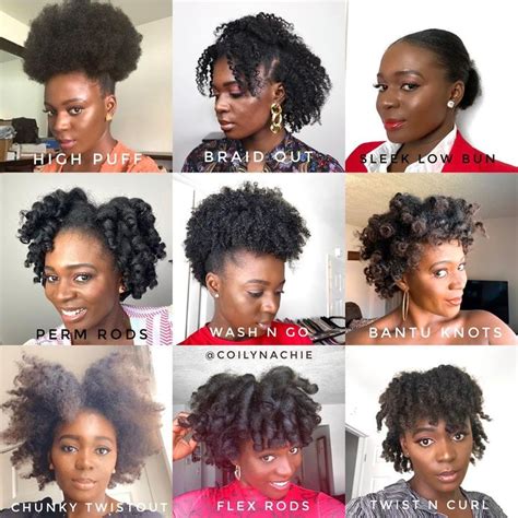 C Natural Hair Natural Hair Styles Wash N Go Perm Rods Bantu Knots