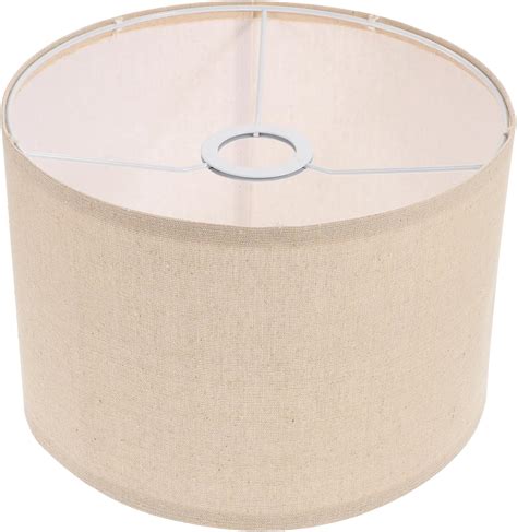 MAGICLULU Drum Lamp Shades Linen Fabric Lampshade Modern Chandelier