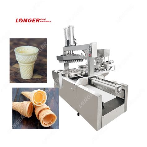 Stainless Steel Commercial Wafer Cone Making Cone Ice Cream Machine