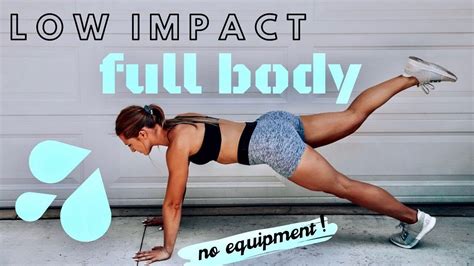 FULL BODY LOW IMPACT WORKOUT YouTube