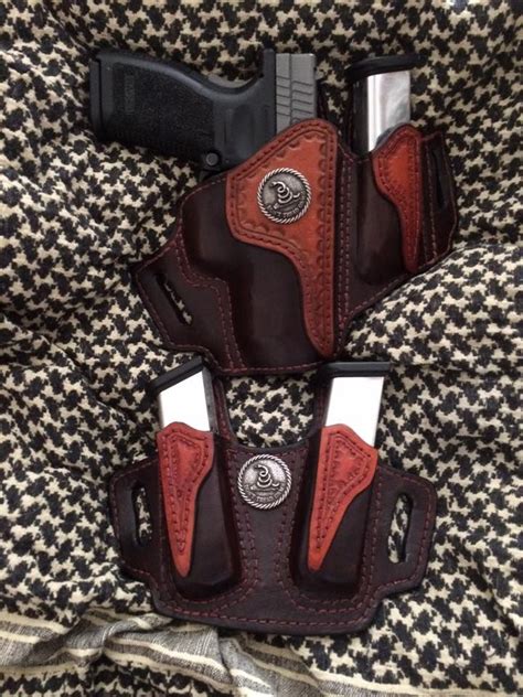 Leather Holster Pattern Custom Leather Holsters Leather Gear Leather