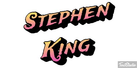 Stephen King Celebrity Animated  Logo Designs