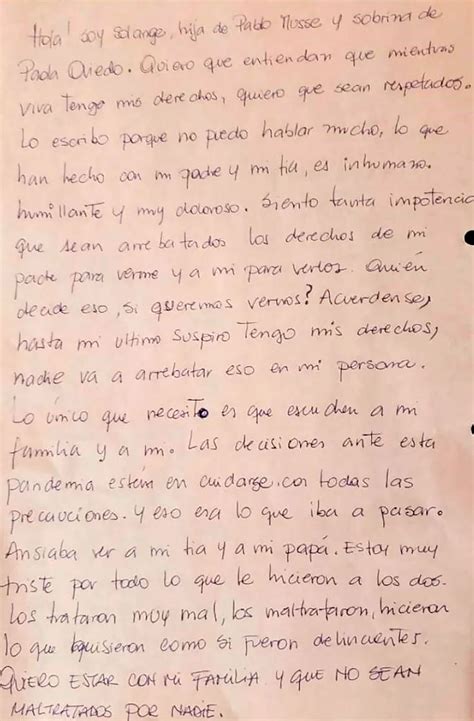 Después De La Muerte De Solange Su Padre Tuvo Que Presentar Un Recurso De Amparo Para Poder