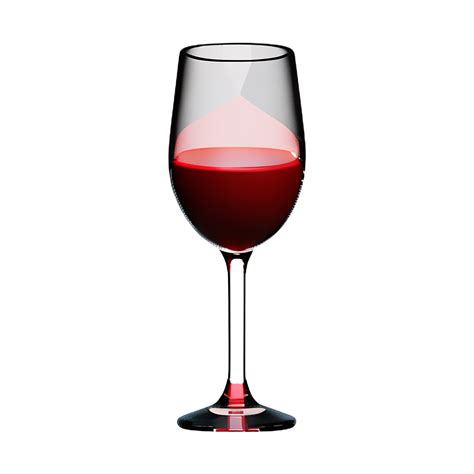 Wine Glass 3d Rendering Icon Illustration 28605588 Png