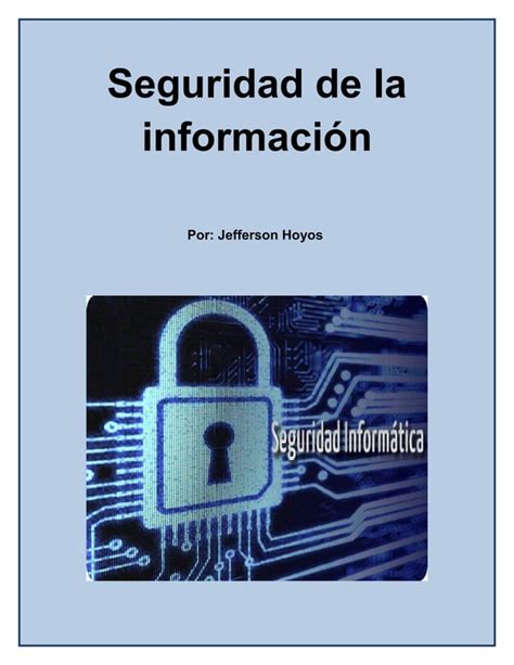 Seguridad De La Informaci N PDF