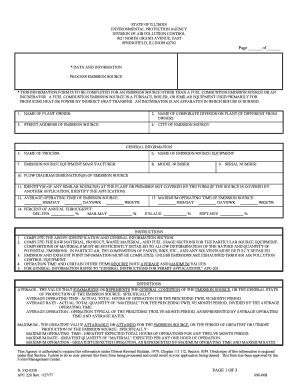 Fillable Online Epa State Il Permit Application Process Emission