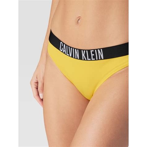 Figi Bikini Z Elastycznym Pasem Logo Model Intense Power Calvin Klein