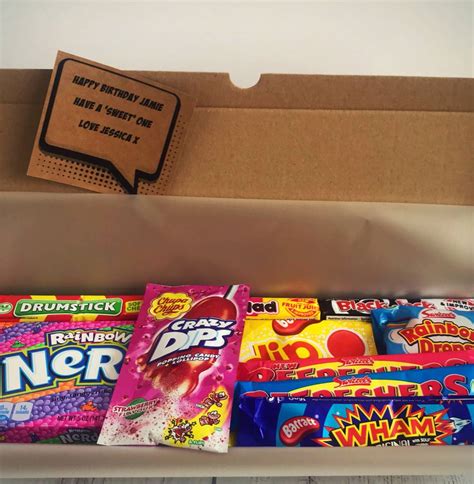 Personalised Retro Letterbox Sweet Box By Sweets In The Post