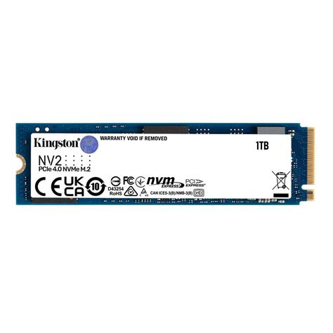 Ssd Nvme 1tb Pcie 4.0 - SSD NVMe 1TB Kingston NV2 PCIe 4.0 - Informatelu Informática