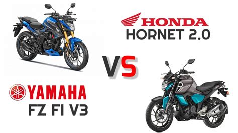 Yamaha Fz Fi V Vs Honda Hornet Detailed Comparison Mileage Top