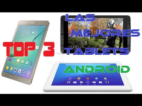 Top Las Mejores Tablets Android En Espa Ol Youtube