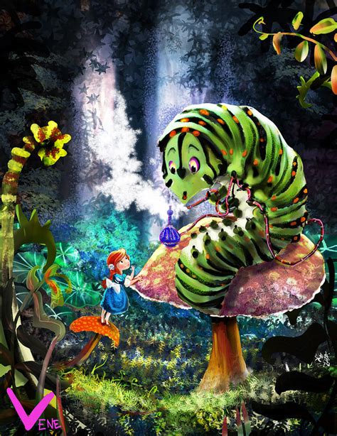 alice and the caterpillar by alessandrovene on DeviantArt