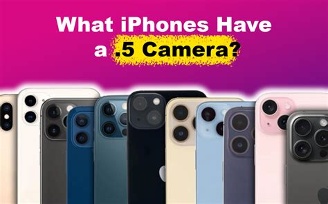 iPhone Models With a .5 Camera [ Why Use It] - Alvaro Trigo's Blog