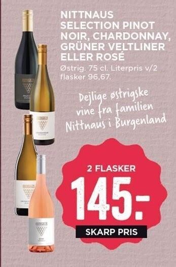 Nittnaus selection pinot noir chardonnay grüner veltliner eller rosé