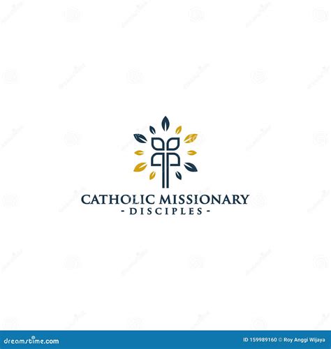 Catholic Missionary Logo Design Idea Stock Vector - Illustration of ...