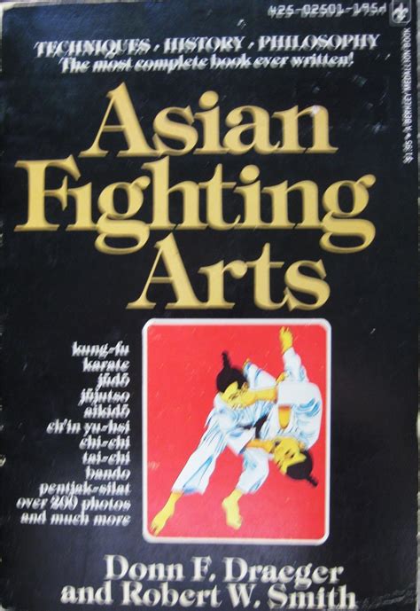 Comprehensive Asian Fighting Arts By Donn Draeger Karate Kung Fu