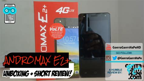 Smartfren Andromax E Plus Unboxing Short Review Gontagantihape