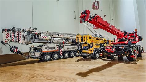 Lego Technic Liebherr Ltm Crane Weight Lifting Test Youtube