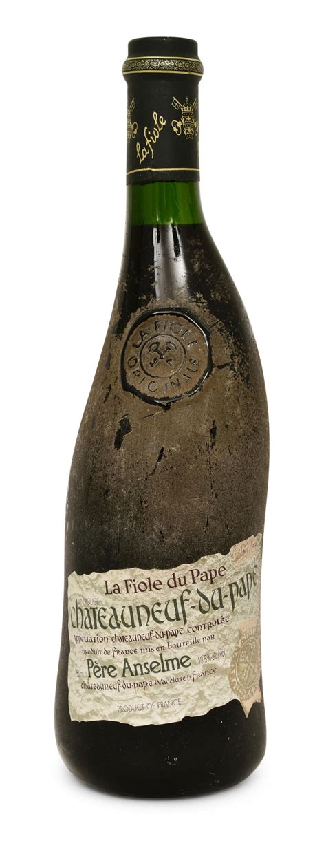 Lot Bottle Of Chateauneuf Du Pape La Fiole Du Pape Wine