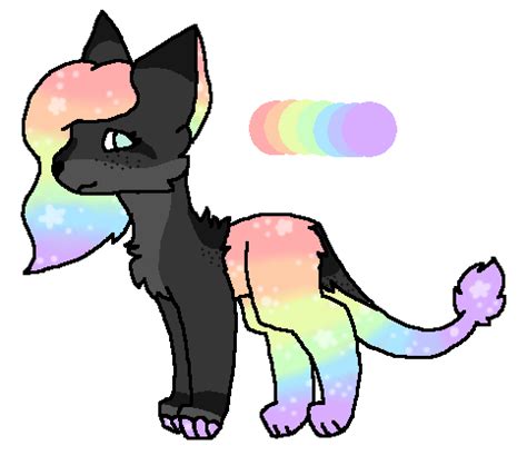 Rainbow Kitty by MoonBeamzz on DeviantArt