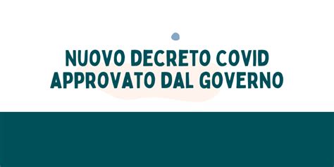 Nuovo Decreto Covid Confesercenti Del Veneto Centrale