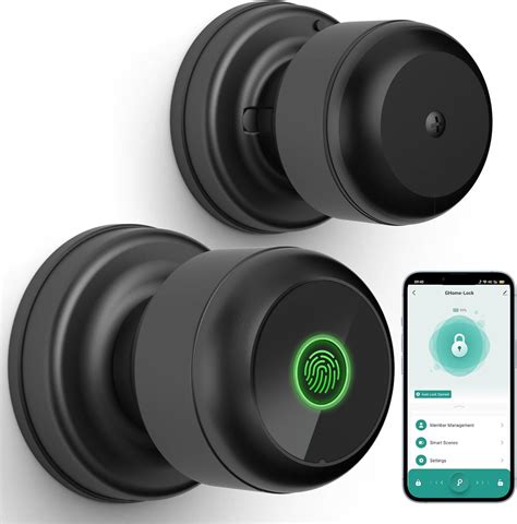 Ghome In Fingerprint Smart Lock App Control Emergency Type C