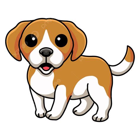 Desenho De Cachorro Beagle Bonitinho Sentado Png Cachorro Posando