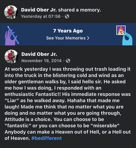 david ober jr  linkedin bedifferent makeadifference