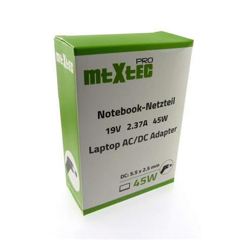 MTXtec Pro Netzteil 19V 2 37A für Steckernetzteil für Toshiba Tecra